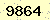 請輸入此驗證碼 : 9864