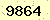 請輸入此驗證碼 : 9864
