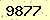 請輸入此驗證碼 : 9877