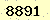 請輸入此驗證碼 : 8891