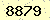 請輸入此驗證碼 : 8879