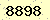 請輸入此驗證碼 : 8898