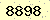 請輸入此驗證碼 : 8898