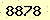 請輸入此驗證碼 : 8878