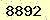 請輸入此驗證碼 : 8892