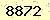 請輸入此驗證碼 : 8872