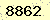 請輸入此驗證碼 : 8862