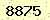 請輸入此驗證碼 : 8875