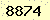 請輸入此驗證碼 : 8874