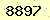 請輸入此驗證碼 : 8897