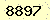 請輸入此驗證碼 : 8897