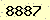 請輸入此驗證碼 : 8887