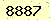 請輸入此驗證碼 : 8887