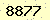 請輸入此驗證碼 : 8877