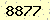 請輸入此驗證碼 : 8877