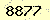 請輸入此驗證碼 : 8877