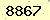 請輸入此驗證碼 : 8867