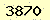 請輸入此驗證碼 : 3870