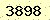 請輸入此驗證碼 : 3898