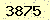請輸入此驗證碼 : 3875