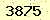 請輸入此驗證碼 : 3875