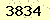請輸入此驗證碼 : 3834