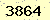 請輸入此驗證碼 : 3864