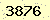 請輸入此驗證碼 : 3876