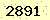 請輸入此驗證碼 : 2891