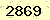 請輸入此驗證碼 : 2869