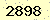 請輸入此驗證碼 : 2898
