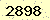 請輸入此驗證碼 : 2898