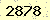 請輸入此驗證碼 : 2878