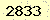 請輸入此驗證碼 : 2833