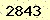 請輸入此驗證碼 : 2843