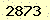 請輸入此驗證碼 : 2873