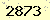 請輸入此驗證碼 : 2873