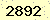 請輸入此驗證碼 : 2892
