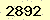 請輸入此驗證碼 : 2892