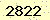 請輸入此驗證碼 : 2822