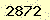 請輸入此驗證碼 : 2872