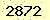 請輸入此驗證碼 : 2872