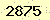 請輸入此驗證碼 : 2875