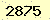 請輸入此驗證碼 : 2875