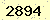 請輸入此驗證碼 : 2894