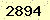 請輸入此驗證碼 : 2894
