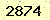請輸入此驗證碼 : 2874