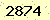 請輸入此驗證碼 : 2874