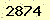 請輸入此驗證碼 : 2874