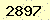 請輸入此驗證碼 : 2897